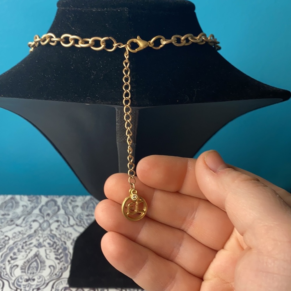 Erica Lyons Candy Apple Red Statement Necklace - image 2